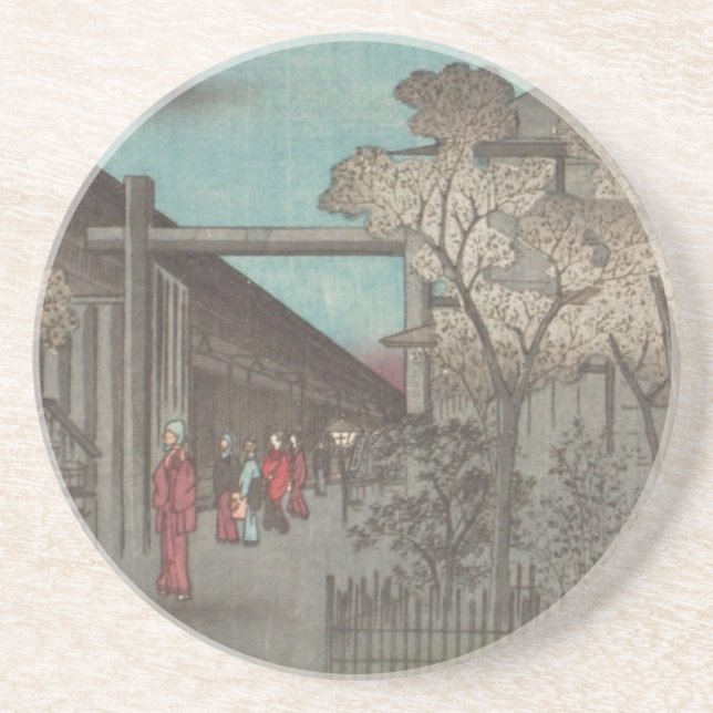 Porta copos Ichiryusai Hiroshige (Frente)