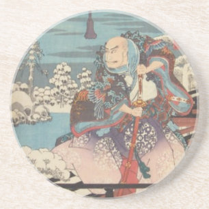 Porta copos Ichiryusai Hiroshige