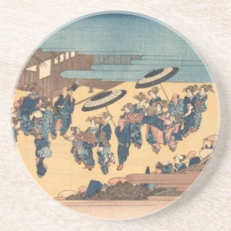 Porta copos Ichiryusai Hiroshige