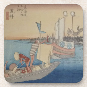 Porta copos Ichiryusai Hiroshige