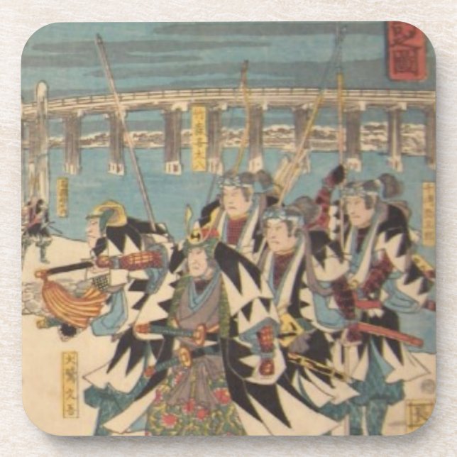Porta copos Ichiryusai Hiroshige (Frente)