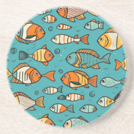 Porta-copos Ideias de presentes de padrão de peixe
