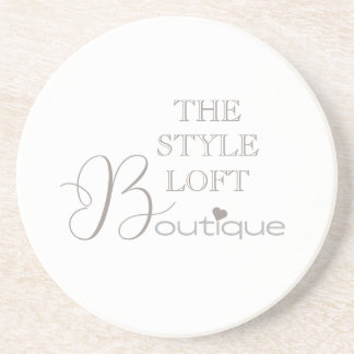 Porta-copos Identidade Visual de Loja Boutique com Letra Inici