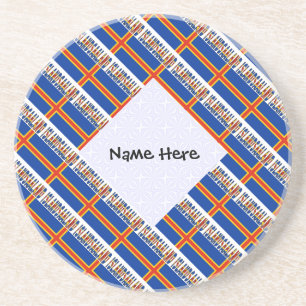 Porta-copos Ilhas Aaland e Ålander Flag Personalizadas