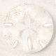 Porta-copos Ilustração de Aquarela de Seashell de Dólar de Are (Frente)