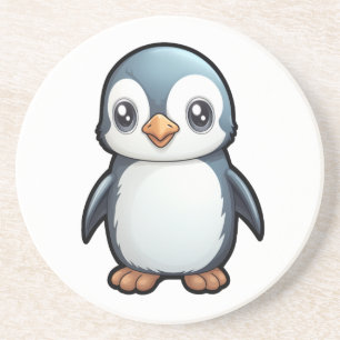 Porta-copos Ilustração de pinguim de desenho animado
