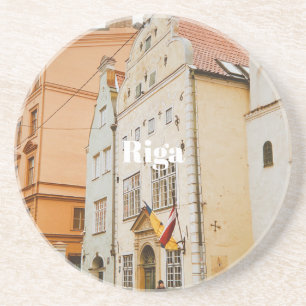 Porta-copos Ímã de Foto Flexível da Cidade de Riga