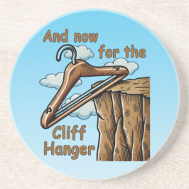 Porta-copos Imagem Divertida de Cliff Hanger com Jogo de Palav