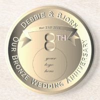 Imagem do Medalhão de Bronze do 8º aniversário do