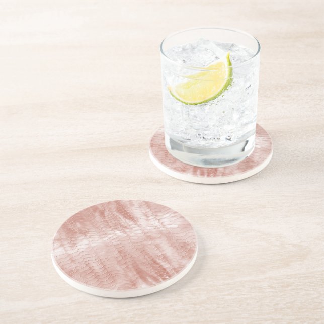 Porta-copos Impressão Cobra cor-de-rosa (Lateral)