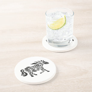 Porta copos Impressão de Bloco de Madeira abstrato