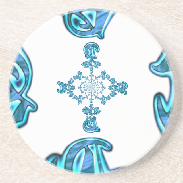 Porta-copos Impressão de Grafite de Teal Cyan Action (Frente)