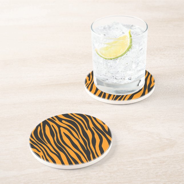 Porta-copos Impressão de Princeton Orange Zebra (Lateral)