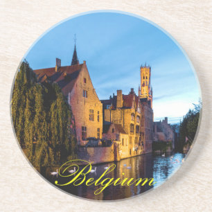 Porta-copos Impressionante! Medieval Bruges Belgium - Foto Pro