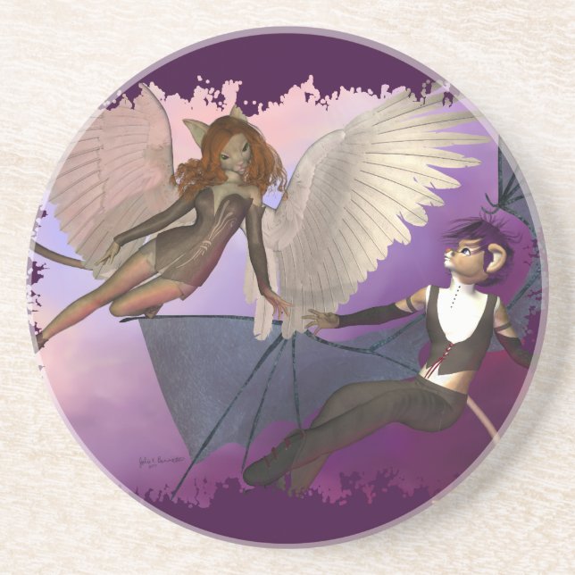 Porta copos inclinada (Frente)