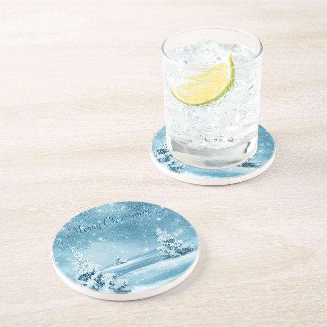 Porta-copos Incrível Dia da Neve, Árvore de Natal (Lateral)