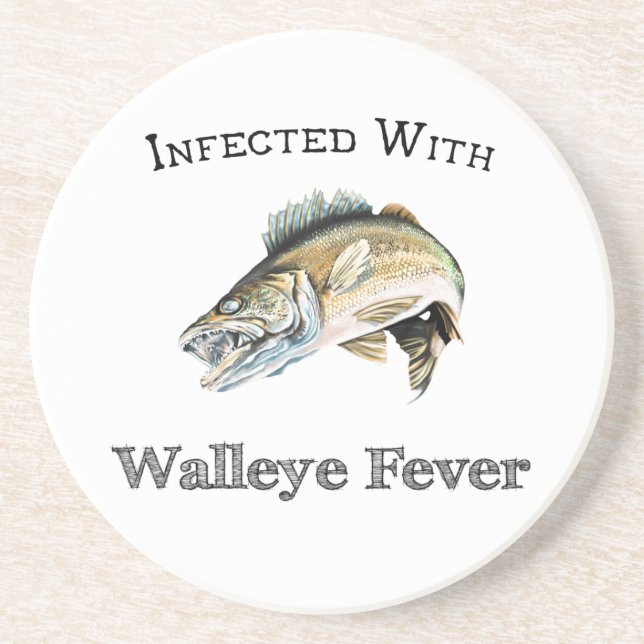 Porta-copos Infectado Com Febre Walleye (Frente)