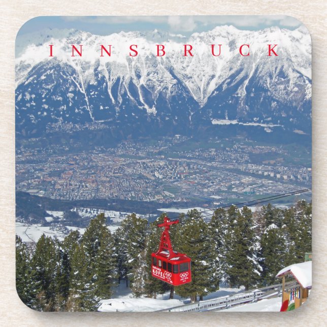 Porta copos Innsbruck cable car view (Frente)