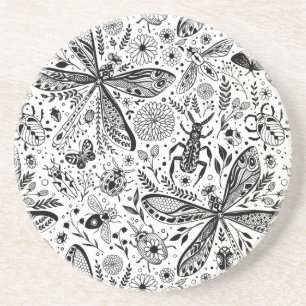 Porta-copos Insetos de porta em azul escuro