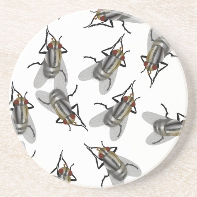 Porta-copos Inundação de moscas (Frente)