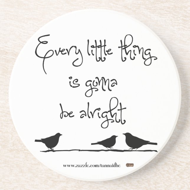 Porta-copos Ir ser tudo bem (Frente)