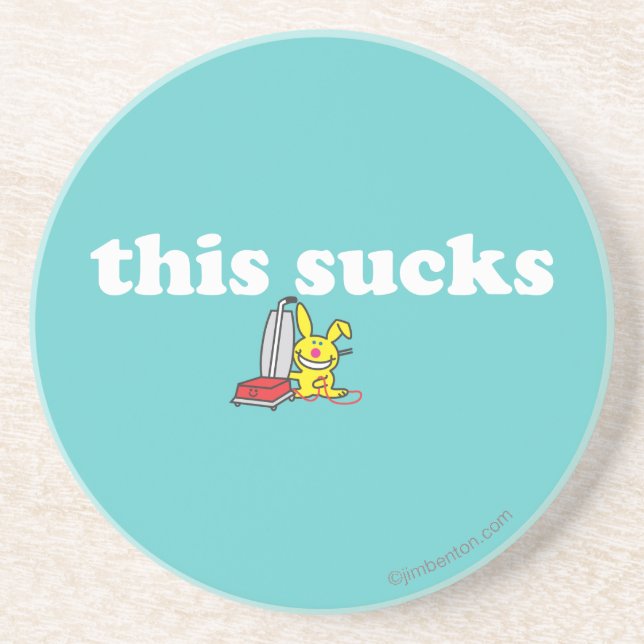 Porta-copos Isto suga (Frente)