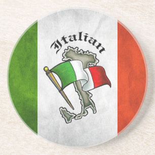 Porta copos italiana da bebida do arenito