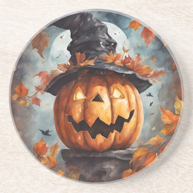 Porta-copos Jack O Lantern (Frente)