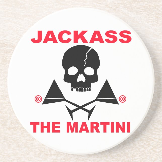 Porta-copos Jackass, O Martini Coaster (Frente)