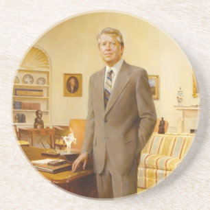 Porta-copos James Carter White House Retrato Presidencial