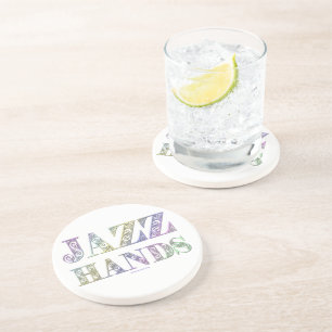 Porta-copos Jazz artístico do SlipperyJoe Mãos presentes de 