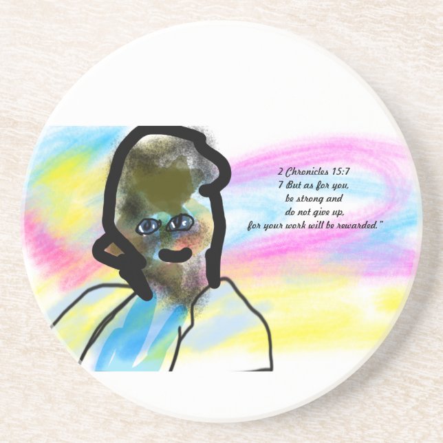 Porta-copos jesus amor não desista (Frente)