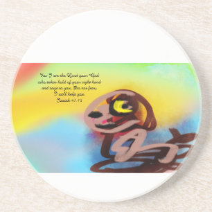 Porta-copos Jesus aqui