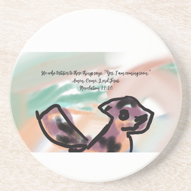 Porta-copos jesus coming  (Frente)