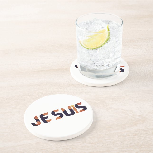 Porta-copos Jesus, Je Suis ou eu sou (Lateral)