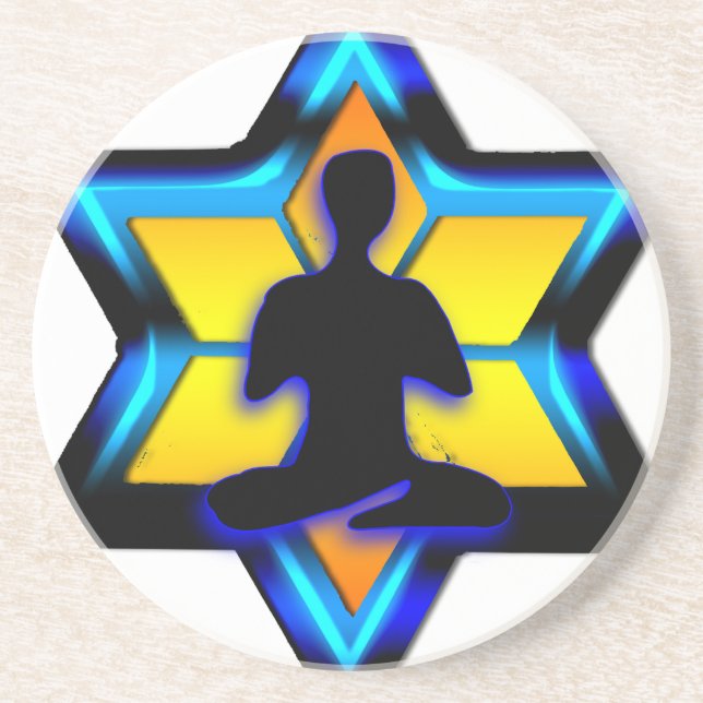 Porta-copos Jewish Yoga (Frente)