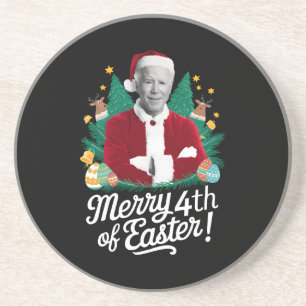 Porta-copos Joe Biden Natal Papai Noel Alegre 4 De Páscoa Nata