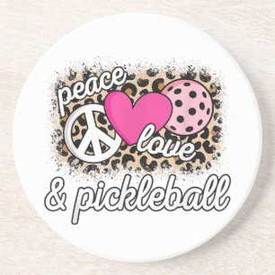 Porta-copos Jogador De Pickleball Engraçado Com Amor Pela Paz