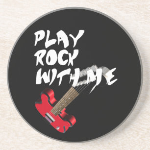 Porta-copos Jogue rock comigo