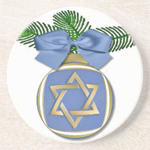 Porta-copos Judaica Hanukkah Star De David Ornament Impressão