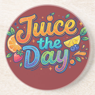 Porta-copos Juice o Dia – Motivação Divertida de Cítricos