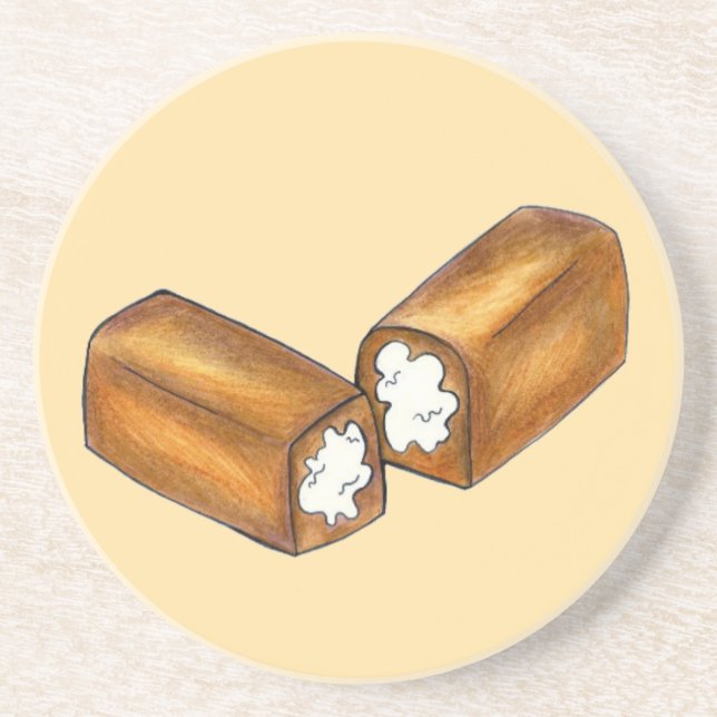 Porta-copos Junkie Sweets de Comida De Bolo De Invólucro Cheio (Frente)