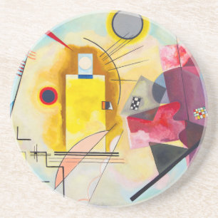 Porta-copos Kandinsky amarelo-vermelho-azul