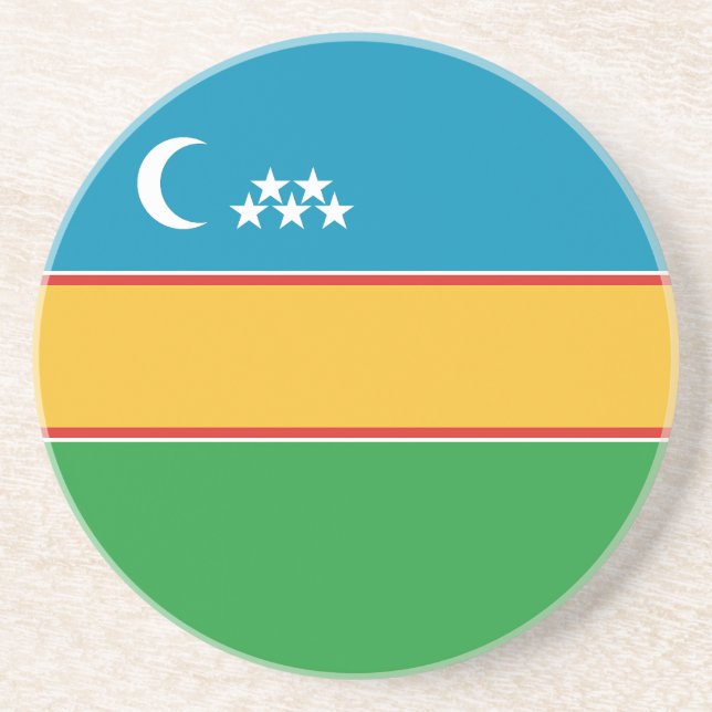 Porta-copos Karakalpakstan Flag (Frente)
