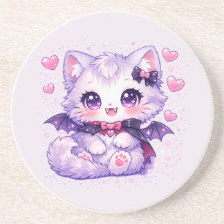 Porta-copos Kawaii Bat Kitty – Gato Alado Vampiro Fofo