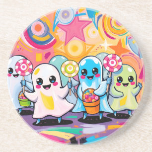 Porta-copos Kawaii Candy Parade Cartoon Colorido