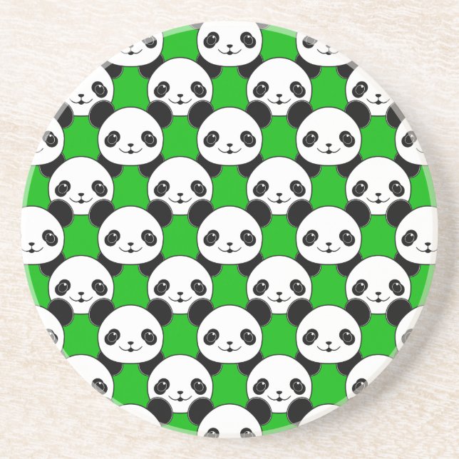 Porta-copos Kawaii Panda Bear Pattern (Frente)
