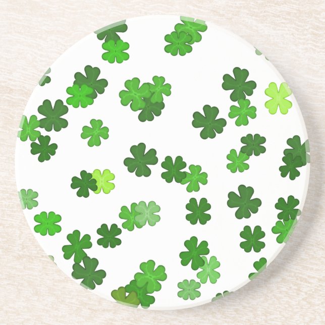 Porta-copos Kelly Green "Shamrocks Caindo" (Frente)