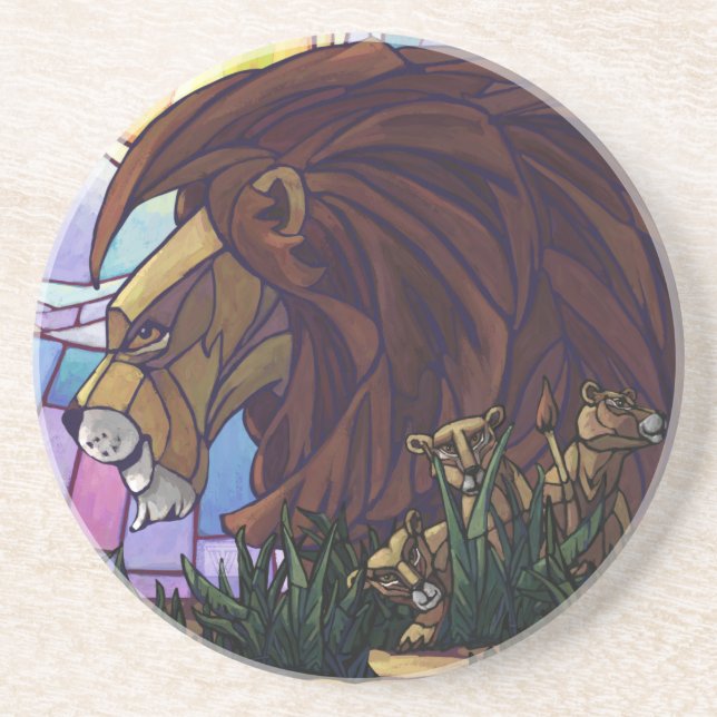 Porta-copos King Lion e Cubs (Frente)