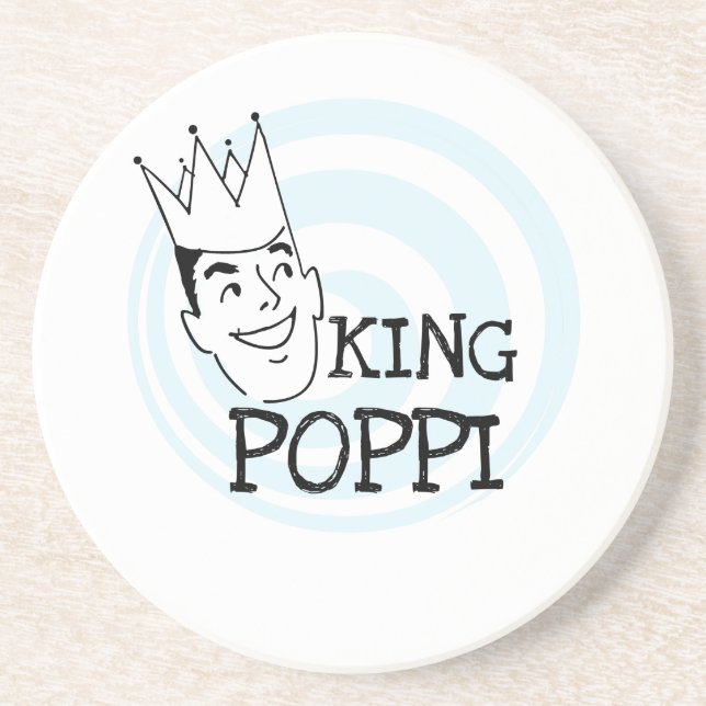 Porta-copos King Poppi T-shirts e presentes (Frente)